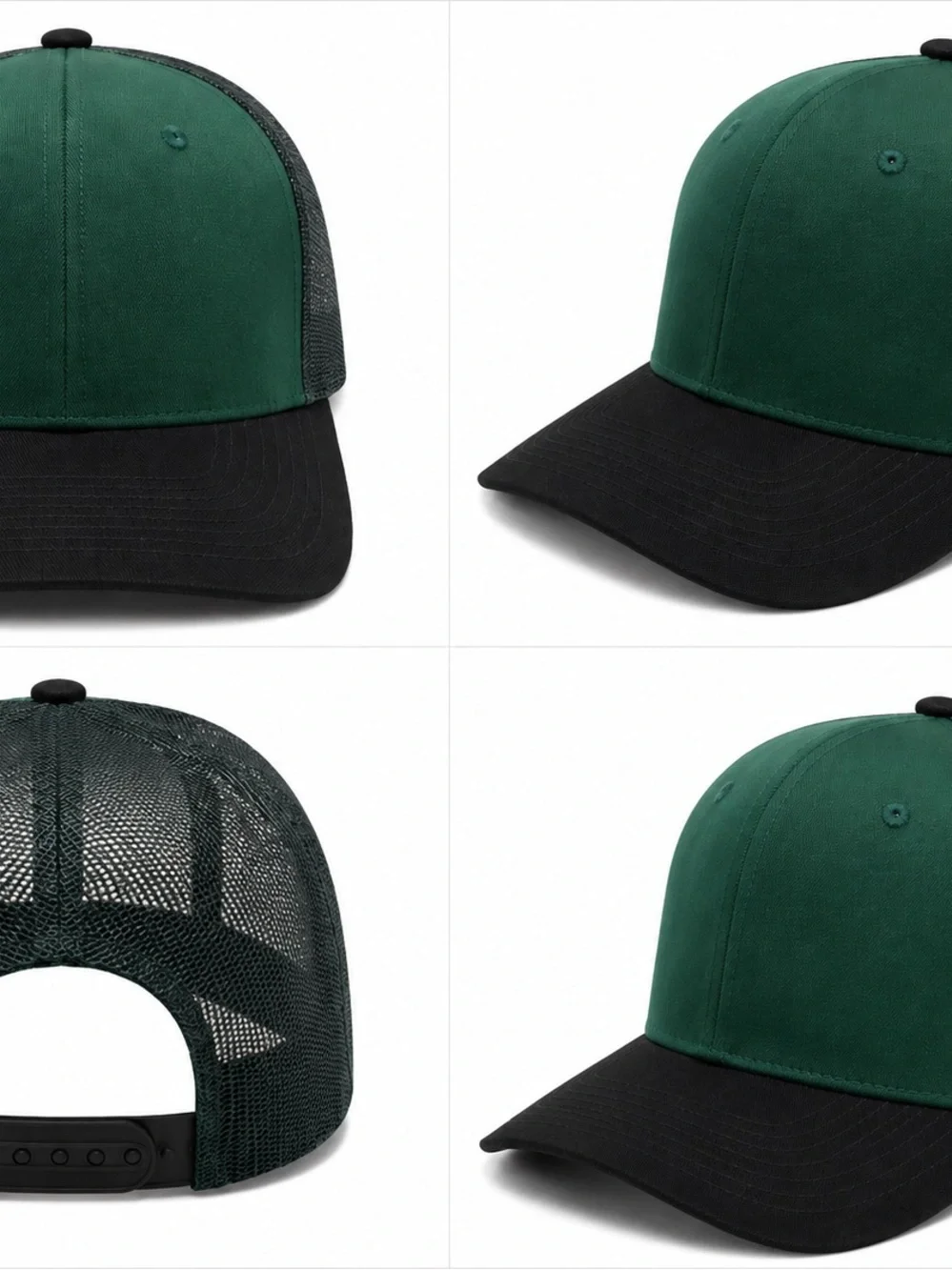 Green and Black Trucker Hat